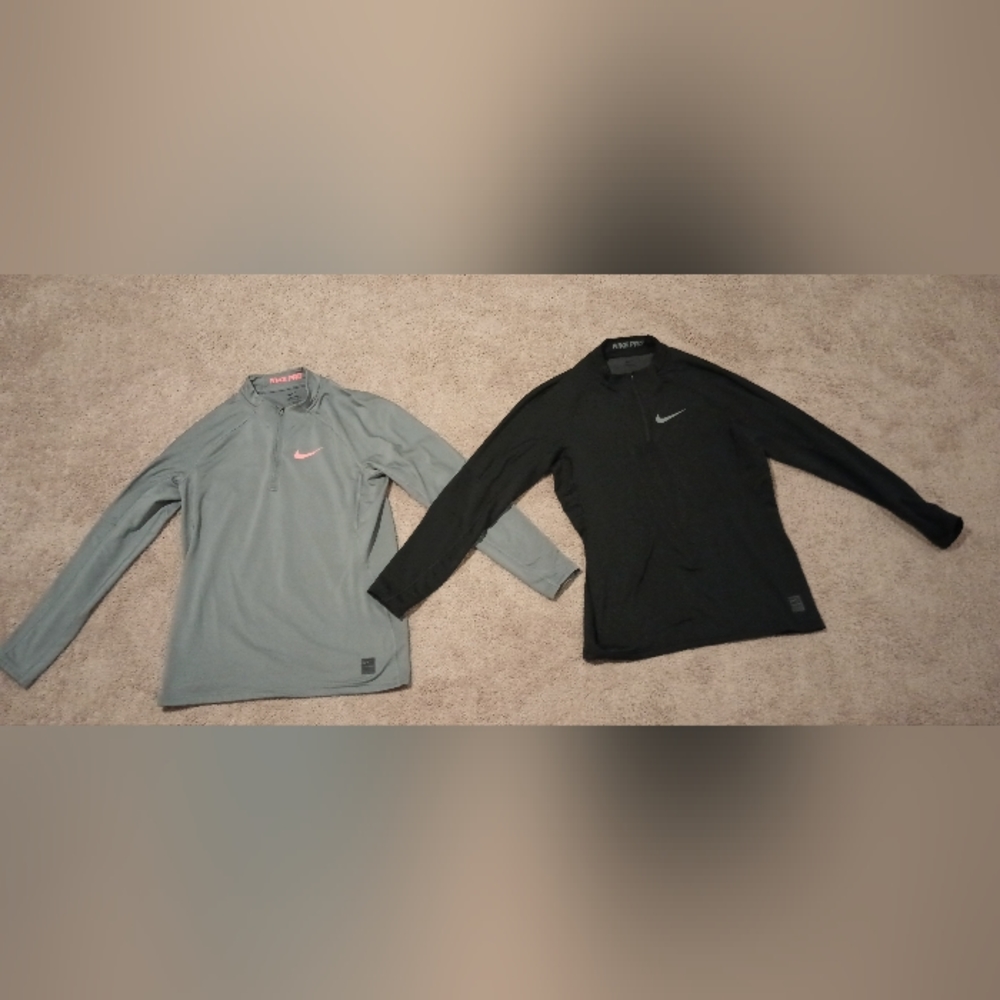 Nike compression 1/4 zips